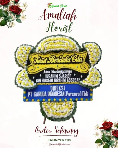 Papan Bunga Duka di Kronjo